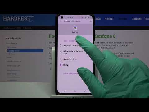 How to Manage Applications Permissions in ASUS Zenfone 8 - Allow/Deny App Access to Location