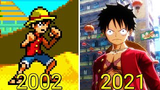 Evolution of One Piece Games (1999-2021)