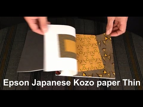Epson Japanese Kozo paper Thin 34gms