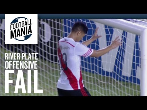 River Plate incredible offensive sequence FAIL
