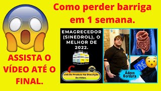 Como perder barriga em 1 semana