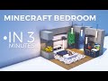 3 Minute Minecraft Bedroom Build Tutorial