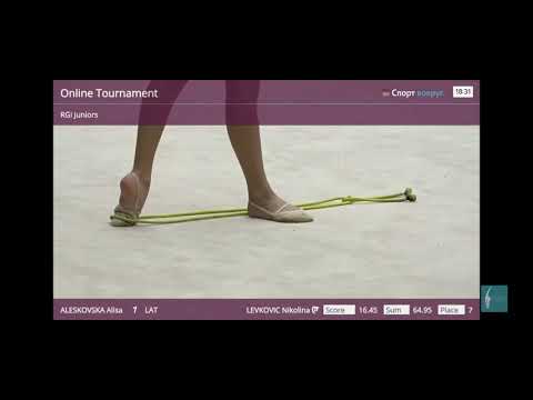 2 online tournament Alisa Aleskovska rope