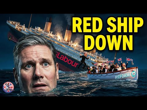 RED SHIP DOWN: Labour MPs Abandon Ship for Reform UK Titanic Parody