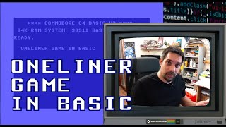 Oneliner game in Basic | Optimization and Upgrade | Commodore 64