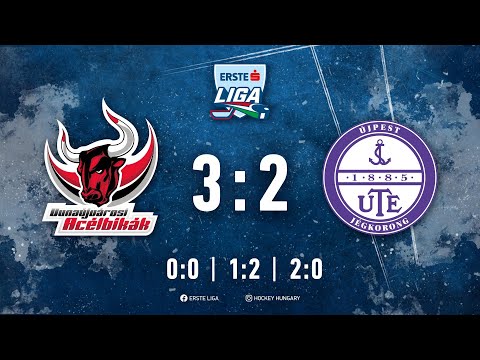 Gólösszefoglaló EL 187 - Dunaújvárosi Acélbikák - UTE 3-2 20230213