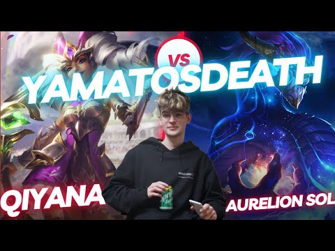 YAMATOSDEATH | QIYANA VS AURELION SOL | MID GAMEPLAY | Patch 14.4 / Season 14 | #LeagueofLegends
