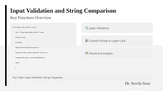 C++ Input Validation and String Comparison