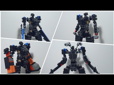 ИНСТРУКЦИЯ ПО СБОРКЕ Lego Mech Frame БЕЗ ШАРНИРОВ