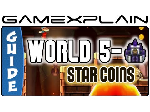 New Super Mario Bros. U - Soda Jungle-Iggy's Volcanic Castle Star Coins Guide & Walkthrough
