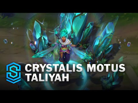 Crystalis Motus Taliyah Skin Spotlight - Pre-Release - PBE Preview - League of Legends