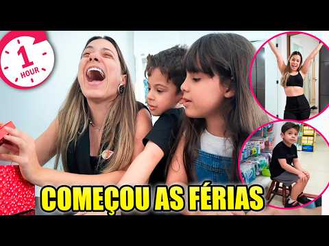 1 HORA de VLOG: SOBREVIVENDO as FÉRIAS ESCOLARES * Mostrando TUDO sem filtros | Kathy Castricini