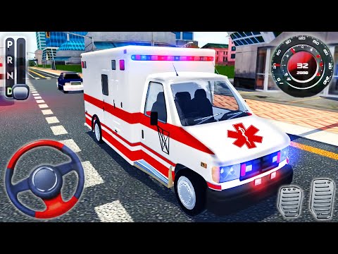 Ambulance Rescue Driver Simulator - 911 Hero Van Drive City Emergency - Android GamePlay