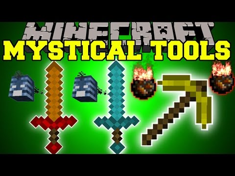 EPIC Minecraft Mod: Wither Skull Sword & Torch Pickaxe!