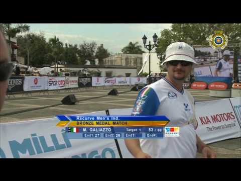 Marco Galiazzo v Simon Terry – recurve men's bronze | Santo Domingo 2009 Archery World Cup S1