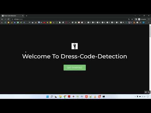 Dress Code Detection CNN Flask App in Python Projects