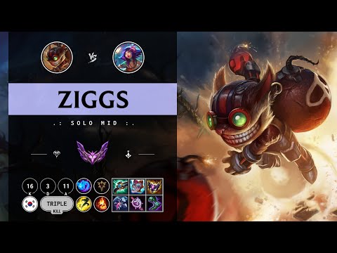 Ziggs Mid vs Neeko - KR Master Patch 14.11