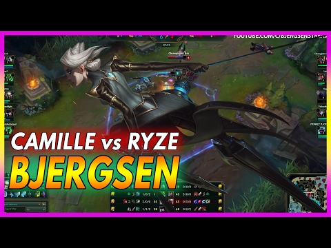 Bjergsen Camille vs Ryze Mid   Patch 7.3 Season 7 - NA Ranked Diamond - LOL Replays