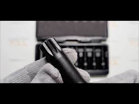 Набор ударных насадок 6-гранных SPLINE M5-M18, квадрат 1/2, 8 шт. YATO Набор ударных насадок 6-гранных SPLINE M5-M18, квадрат 1/2, 8 шт. YATO