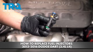 How to Replace Fuel Injectors 2013-2016 Dodge Dart (2.4L L4)
