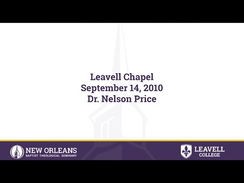 2 Timothy 4:6-8 | Dr. Nelson Price | 09-14-2010
