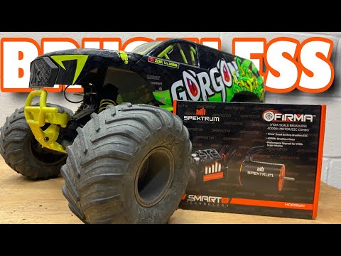 ARRMA Gorgon Goes Brushless - Spektrum Firma 85A ESC w/ Spektrum 3150KV Motor - Speed Run/Track Bash