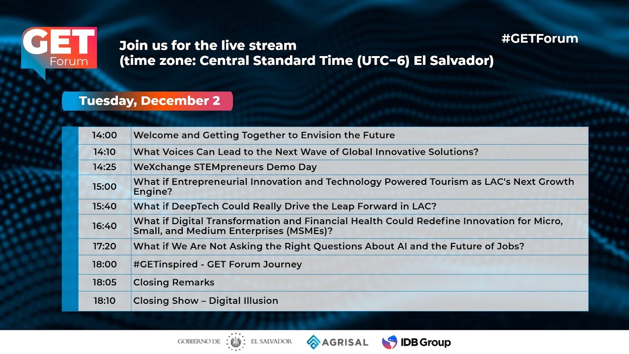 DAY 3. GET Forum 2025:  An IDB Group Innovation for Impact Platform