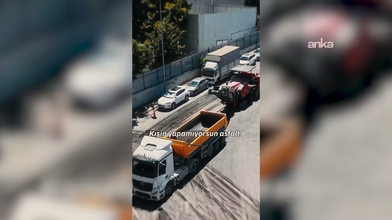 Tuzla’da asfalt seferberliği devam ediyor.