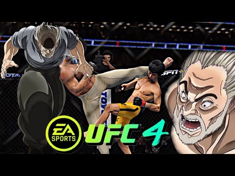 BRUCE LEE vs DURIAN KAIOU (怒李庵海王｜BAKI) EA SPORTS UFC4
