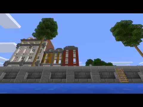 A Town by the River--Latest Project (Minecraft Pocket Edition)