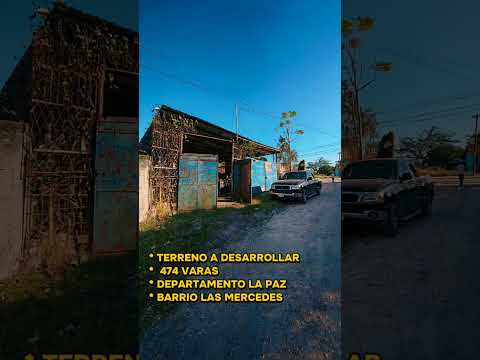 PROPIEDAD EN VENTA – BARRIO LA  MERCEDES, LA PAZ. (483.7 V2 Valor L1,499,000 Más info: 9606-6416