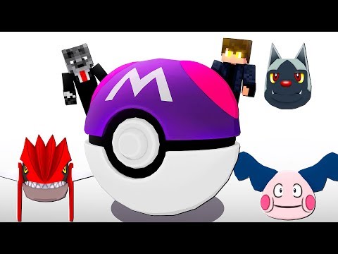 ENTRAMOS DENTRO DE UMA MASTER BALL E VIRAMOS POKEMON - MINECRAFT PIXELMON