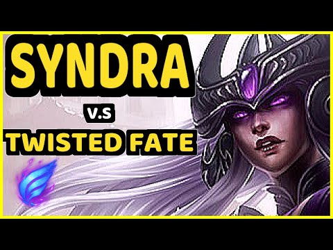 SKT T1 FAKER (SYNDRA) vs TWISTED FATE - MID CHALLENGER GAMEPLAY - KR