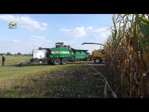 Maïsbalen wikkelen met de Knoll MultiBaler XL