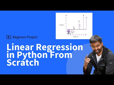 Linear Regression Algorithm in Python from Scratch (Beginner Tutorial)