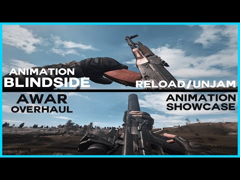 (STALKER Anomaly Mod) Blindside + AWAR Reloading / Unjamming Animation Showcase
