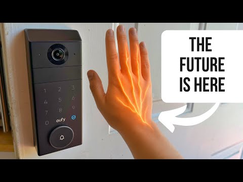 eufy Security Smart Lock FamiLock C32, Fingerprint Keyless Door Lock with Handle,Interior Doors, Built-in Wi-Fi (2.4 GHz Only), App Control, Auto Lock, 4 AA Batteries, Alexa/Google,Rekey Not Supported video review thumbnail