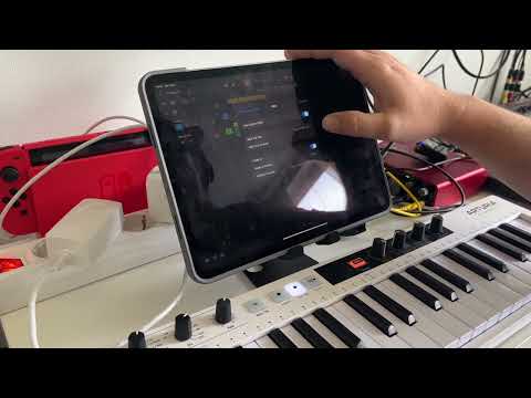 How to add an external MIDI synth in Logic Pro for iPad