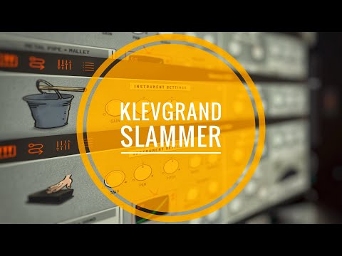 Klevgrand Slammer - Quirky Multi-Sampled Drum Plugin (iPad/Desktop) (3 FREE Copies to Give Away!)