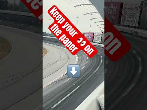 NASCAR vs paper #nascar