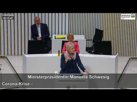 Bewältigung der Corona Krise - Manuela Schwesig