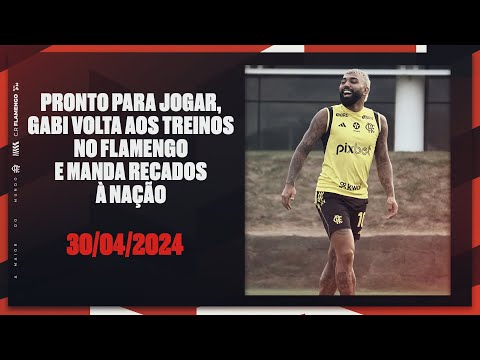 READY TO PLAY, GABIGOL RETURN TO TRAINING AT FLAMENGO AND SEND A MESSAGE TO THE NATION