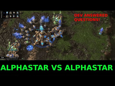 AlphaStar vs AlphaStar (PvP) & Dev Answered Questions!