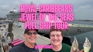 Full Ship Tour of Royal Caribbean’s Jewel of the Seas | Cruise Vlog from Port Everglades #okaytravel