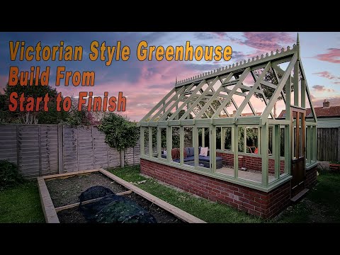 Victorian greenhouse build from start to finish.
