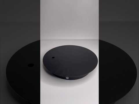 Розетка стельова під блок живлення чорна D180 та диск 220 з отвором 10 мм