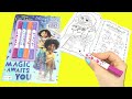 Disney Encanto Coloring Activity Book Pages with Mirabel, Luisa, and Isabela Dolls