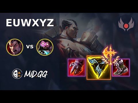 MID.GG: [ EUWXYZ ] Darius TOP vs Dr. Mundo | EUW GRANDMASTER | LOL Season 2025