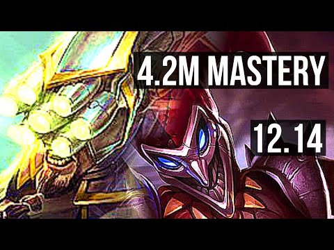 MASTER YI vs SHACO (JNG) | 4.2M mastery, 10/1/5, 800+ games, Legendary | NA Master | 12.14