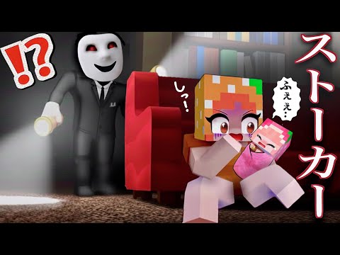 【 ヘンな家 】ストーカー化け物に狙われるマイクラ(#ぴこみんず)留守番中に侵入者誘拐犯が襲ってくるホラー